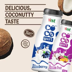 Bebida de coco con arándano | 280ml (paquete de 24), sin OGM, sin azúcar añadido, proveedor mayorista, muestra gratis, OEM ODM - Product Image 4