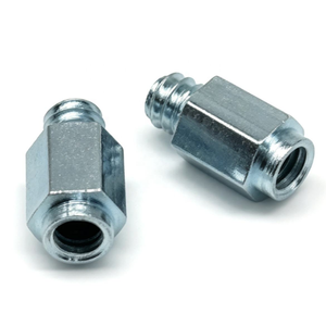 Zinc Plated Hex Male Female Thread <b>Standoff</b> Carbon Steel PCB Chassis Mount Spacer Extension Stud - Product Image 1