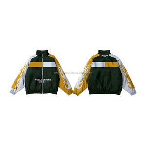Casual Unisex Hooded Canvas Windbreaker <b>Jacket</b> Outdoor Sportswear with <b>Mandarin</b> <b>Collar</b> - Product Image 5