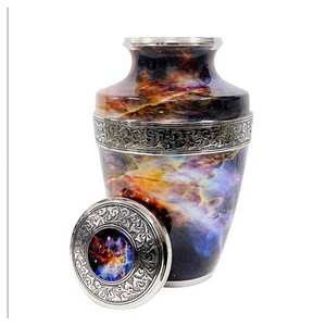 Fabriqué en Inde Urnes de crémation en aluminium Fournitures funéraires humaines Nouveau Design Urne commémorative en cendres Qualité d'exportation - Product Image 2