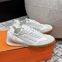Sneakers rétro pour femmes en cuir véritable de qualité supérieure non marquées, sélectionnées, stock étranger
