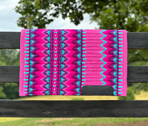 Couverture de selle Western Show Horse Design néo-zélandais Couverture de selle en laine faite à la main Top Tapis de selle en laine Taille - Product Image 1