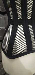 Sous le buste, Double Corsets en maille désossée, meilleure vente, façonneuses de grande taille pour femmes - Product Image 3