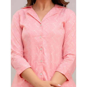 Conjunto Deportivo Corto de Manga 3/4 Color Rosa Flamenco para Mujer (XS) - Product Image 5