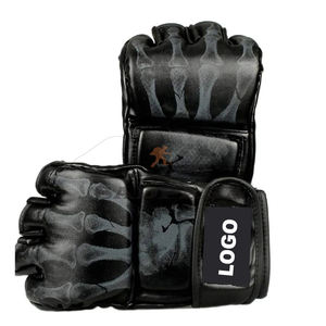 Guantes MMA de entrenamiento deportivo de diseño personalizado en stock, cuero duradero para artes marciales y ropa de entrenamiento de boxeo - Product Image 1
