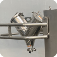 Norme alimentaire 10L 20L 30L V Forme Mélangeur Fructose Xylitol Détergent Poudre Mélangeur Machine Érythritol Poudre Mélangeur
