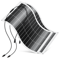 Panneaux solaires flexibles mono 100W en gros de Chine pour camping-car et usage domestique avec une efficacité de 22% et une garantie de 25 ans