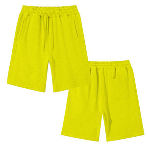 Vêtements de plage pour hommes à impression personnalisée High Street Fitness Shorts de survêtement 100% Polyester Respirant Quick Solid Pattern Mesh Shorts - Product Image 5