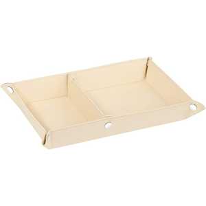 Elegante bandeja de cuero PU con parte inferior de cojín de terciopelo Color personalizado, MANGO y tamaño para servir regalos de frutas secas - Product Image 4