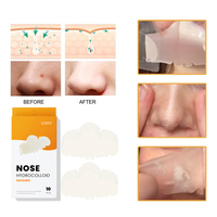 Patch dissolvant de points noirs de marque privée traitement des pores du nez bandes de nettoyage en profondeur pour absorber les boutons patch hydrocolloïde pour le nez