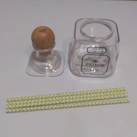 Carafe à tequila Patron réutilisable et écologique de 375 ml avec bouchon en liège, outil de bar en plastique personnalisé
