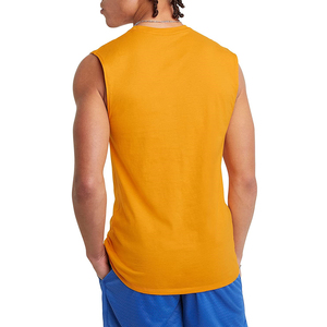 Camiseta sin mangas para hombre al por mayor, jersey de talla grande de algodón, camiseta sin mangas transpirable de secado rápido, camiseta sin mangas cómoda para hombre, servicio OEM - Product Image 5