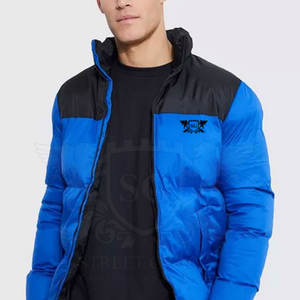 Veste matelassée personnalisée de haute qualité pour hommes avec manches longues et col à capuche vêtements d'hiver produit fini prix de gros - Product Image 6