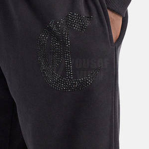 Hommes Hiver Solide Imprimé Strass Survêtement Haute Qualité Respirant Léger Polyester/Coton Durable - Product Image 5