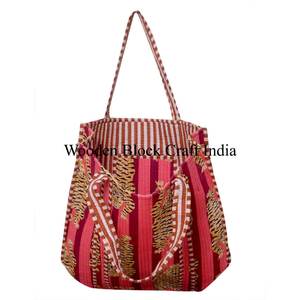 Sacs à bandoulière en coton en gros, sacs fourre-tout en coton écologiques imprimés d'animaux, sacs en coton avec fermeture éclair pour tous les sacs fourre-tout pour un usage quotidien - Product Image 2