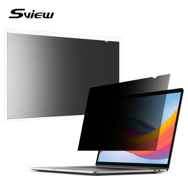 Sview Privacy Filter Anti-Spy Peeping Screen High Transparent Eye Protection Anti Blue Light 2.5D PET 3H Surface Bubble-Free