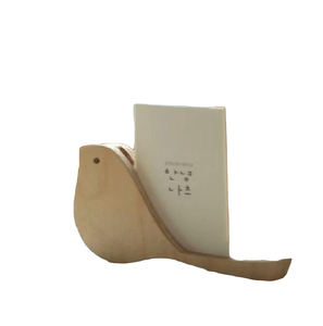 Soporte de tarjeta con diseño de pájaro, Decoración de mesa, soporte de tarjeta de Color marrón de madera, soportes de tarjeta modernos, suministros de boda y oficina - Product Image 1