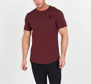 Camiseta de entrenamiento de gimnasio de talla grande para hombre, camiseta transpirable de secado rápido estampada, diseño antibolitas al por mayor - Product Image 1