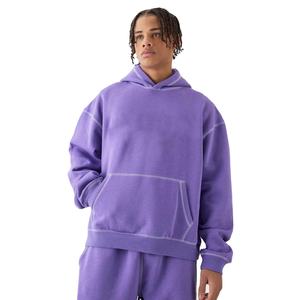 Nouveau design, haute qualité, 100% coton, 400 g/m², lourd, en gros, sweat-shirt à capuche personnalisé, surdimensionné, pour hommes - Product Image 1