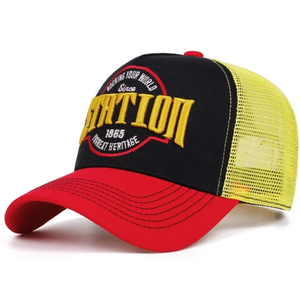 Classique maille camionneur casquette réglable extérieur chapeau de soleil mode rétro Snapback Baseball Style respirant léger décontracté - Product Image 5