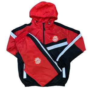 Ensembles de survêtements de course pour hommes, coupe-vent, écologiques, solides, de marque, hiver 2024, personnalisés, fermeture éclair, vente en gros, unisexe - Product Image 1