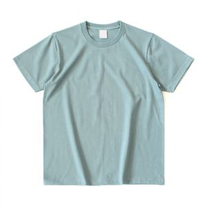 เสื้อยืดคอกลมแขนสั้นทำจากผ้าฝ้ายใส่ได้ทั้งชายและหญิงเสื้อแฟชั่น100% ลำลองสีพื้นสำหรับฤดูร้อน - Product Image 3