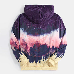 Sweat-shirts à capuche pour hommes en mélange polyester/coton, confortables et décontractés pour l'hiver - Écologiques, respirants et coupe-vent - Product Image 2