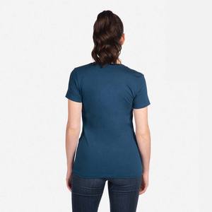 Camiseta de Algodón para Mujer, Camiseta de Manga Corta con Cuello Redondo - Product Image 2