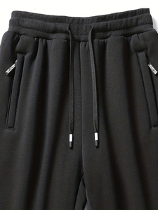 Pantalones de chándal de lana Sherpa interior, fabricante personalizado, pantalones de chándal de lana para hombre, pantalones de chándal de otoño para hombre con logotipo personalizado - Product Image 3