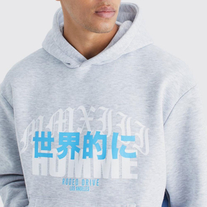 Haute qualité 100% coton broderie impression hommes survêtements/mieux fabriqués nouveau Design Logo personnalisé hommes survêtements évasés - Product Image 3