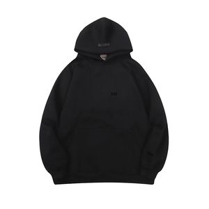 OEM Reflective Print Small Logo Hoodies Oversized Streetwear Pullover Custom Hoodies - Product Image 1