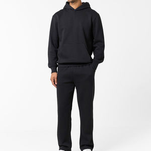 Survêtements de haute qualité Streetwear pantalons de survêtement en coton personnalisés ensembles à capuche hiver pour hommes - Product Image 1