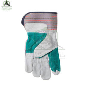 ถุงมือหนังแท้แบบแยกชิ้น ดีไซน์ล่าสุด โลโก้สั่งทำ คุณภาพสูง สวมใส่สบาย ปราศจากซิลิโคน ปลอดภัย สำหรับผู้ใหญ่ งานหนัก - Product Image 3