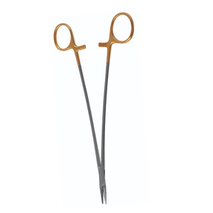 Debakey คีมหนีบเข็ม Mayo Hegar 8นิ้วสีทองครึ่งซีกสำหรับผ่าตัดคีมเหล็กคีมผ่าตัดโลหะ - Product Image 3