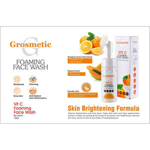 Girnar Grosmetic Organic Vitamin C Skin Brightening Face Wash Gel Fórmula Limpiador Espumoso - Product Image 2