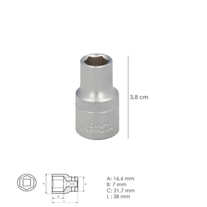 Chiave a Bussola Esagonale 1/2" 11 mm. - Product Image 2