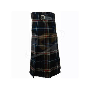 Qualité supérieure Vente à chaud Tartan pour hommes Kilts Nouveau style Couleur unie Fabriqué en Kilts Tartan pour hommes de haute qualité - Product Image 5