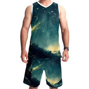 Bonne vente de maillots de basket-ball d'entraînement de vêtements de sport ensembles uniforme de basket-ball de conception de sublimation de club d'équipe - Product Image 1