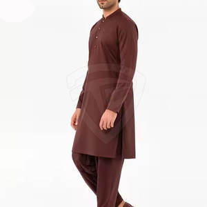 Hombres islámico Shalwar Kameez musulmán ropa tradicional diseño personalizado tela de algodón OEM suministro de fábrica - Product Image 3