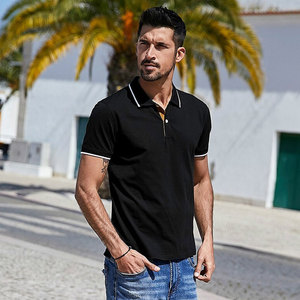 Polo de manga corta para hombre, camiseta Polo con logotipo personalizado, tela transpirable - Product Image 3