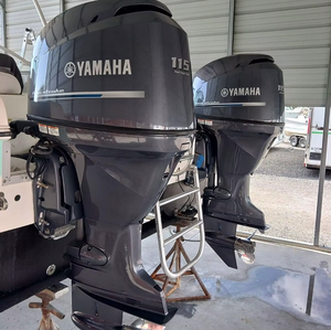 Paire d'occasion de moteurs hors-bord Ya-ama-has F115 115cv 4 temps 25 pouces d'arbre - Product Image 3