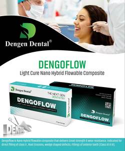 Material de Relleno de Conductos Radiculares Dentales Dengoflow Nano Hybrid Flowable Composite 2x2gm - Product Image 3