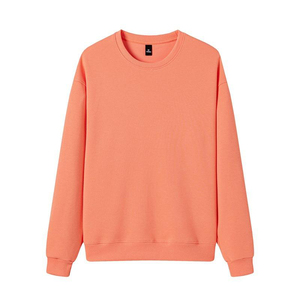 Vente chaude de haute qualité hommes surdimensionné sweat à col rond couleur unie tissu tricoté Style décontracté pour l'hiver - Product Image 6