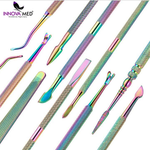 Poussoir à cuticules en acier inoxydable 100%, de qualité supérieure, taille personnalisée, nouveau Style, poussoirs de calottes par des INSTRUMENTS innovants - Product Image 6