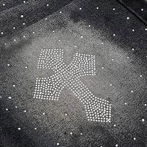 Shorts personnalisés en strass pour hommes Hip Hop Bling Streetwear Vente en gros Shorts de luxe en strass pour hommes - Product Image 3