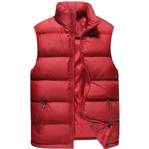 Men's Casual Warm Winter Stand Collar Lightweight Polyester <b>Quilted</b> Puffer Golf Bodywarmer Gilet Vest & <b>Waistcoat</b> - Product Image 4