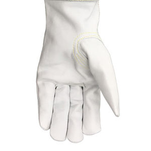 Venta al por mayor de guantes de soldadura de cuero de piel de cabra negro de calidad superior/Nuevo último diseño 2025 Guantes de soldadura - Product Image 6