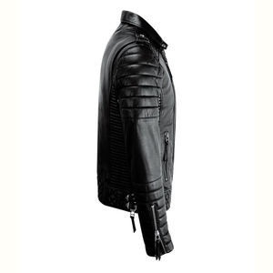 Chaqueta de cuero de moda para hombre superventas, chaqueta de cuero Original de seda interior de cuero ligero duradero de alta calidad para hombre 2026 - Product Image 3