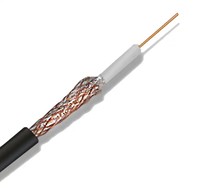 Câble coaxial en gros pour télévision RG6U 64% CCS 1.02, feuille de cuivre, fil de cuivre, câble de caméra RG59 RG6, PVC blanc, 100m 305m