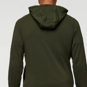 Sudadera con capucha y cremallera de lana para hombre, moderna y práctica, ideal para entrenamientos, correr y trajes informales - Product Image 6